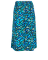 Ganni Floral Skirt, £50, Clothing, Blue, Viscose, Back view