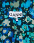 Ganni Floral Skirt, £50, Clothing, Blue, Viscose, Other view