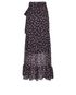 Ganni Wrap Floral Skirt, back view