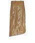 Ganni Asymmetric Button Front Midi Skirt, back view