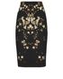 Givenchy Tubino Floral Midi Skirt, front view