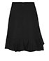 Givenchy Asymmetric Cut Ruffle Skirt, back view