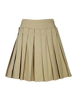 Givenchy Kick Pleated Skirt, Cotton, Beige, UK8