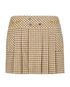 Gucci Houndstooth Plaid Mini Skirt, front view