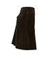 Gucci GG Monogram A Line Skirt, side view