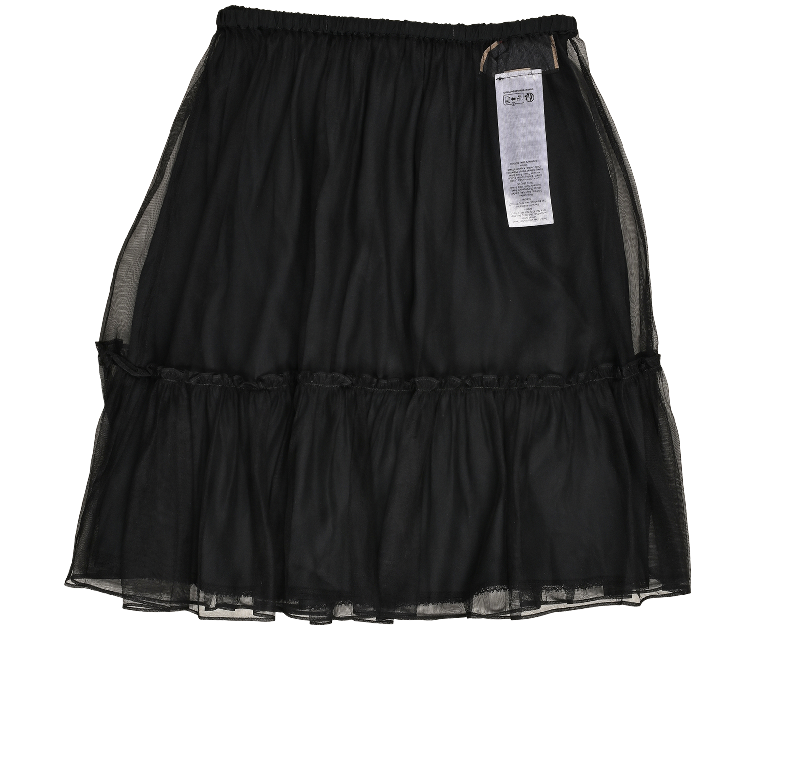 Gucci Mesh Skirt, &pound;250, Clothing, Black, Acetate, Back view