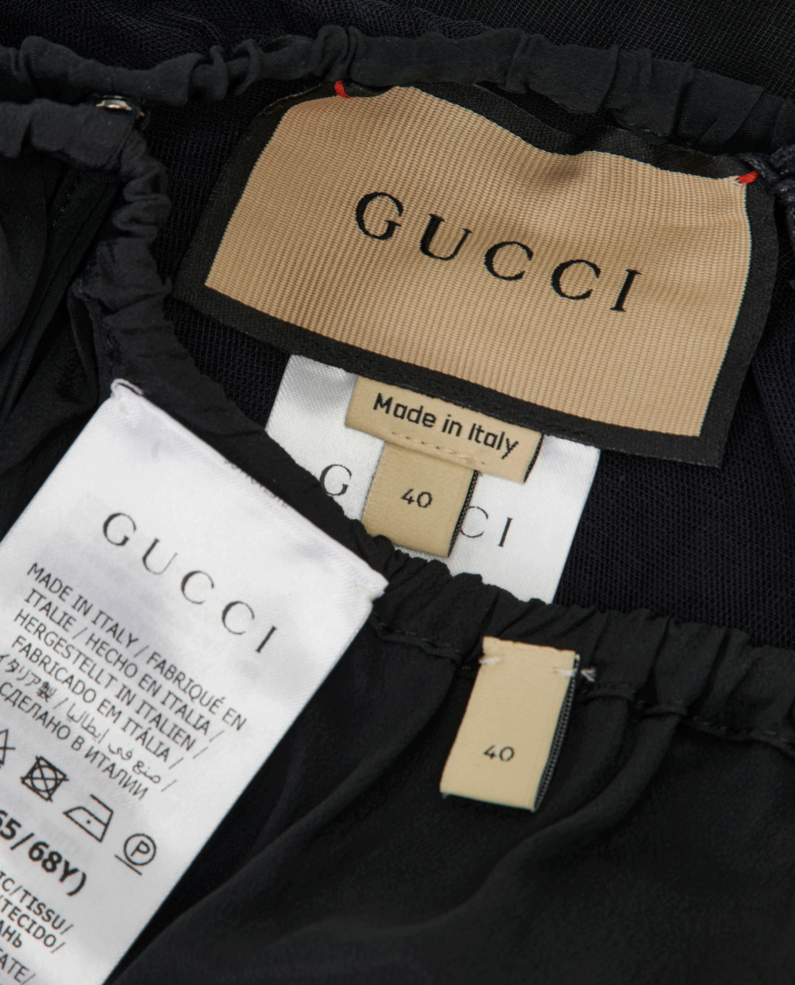 Gucci Mesh Skirt, &pound;250, Clothing, Black, Acetate, Other view
