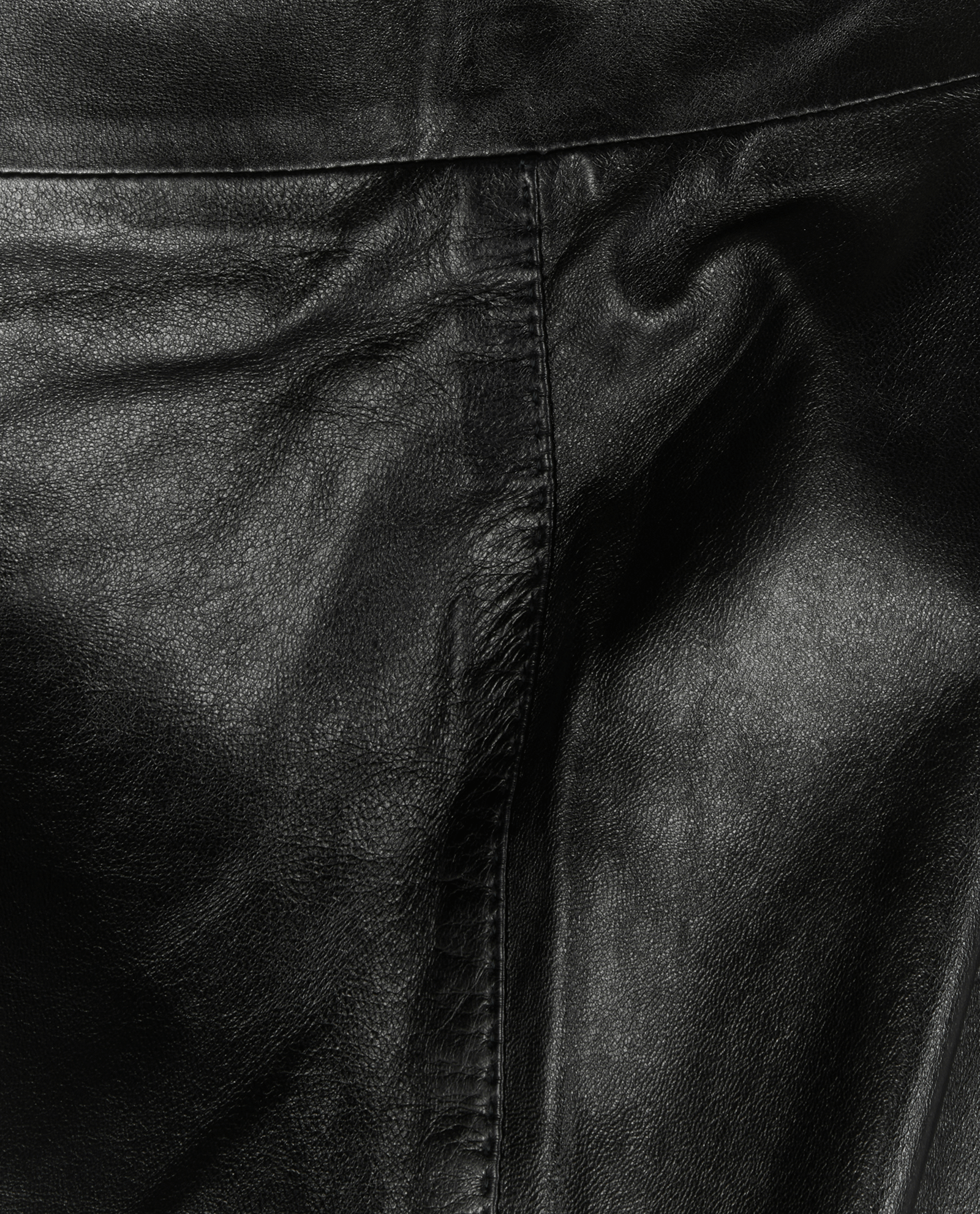 Gucci Vintage Midi Skirt, &pound;150, Clothing, Black, Leather, Other view