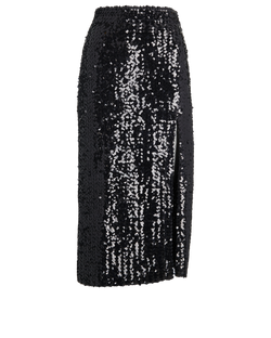 Gucci Sequin Slit Midi Skirt, Acrylic, Sz XS, 3*