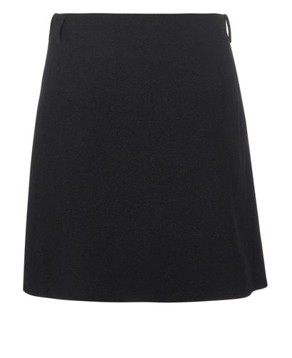 Gucci Mini Skirt, &pound;80, Clothing, Black, Wool, Front view