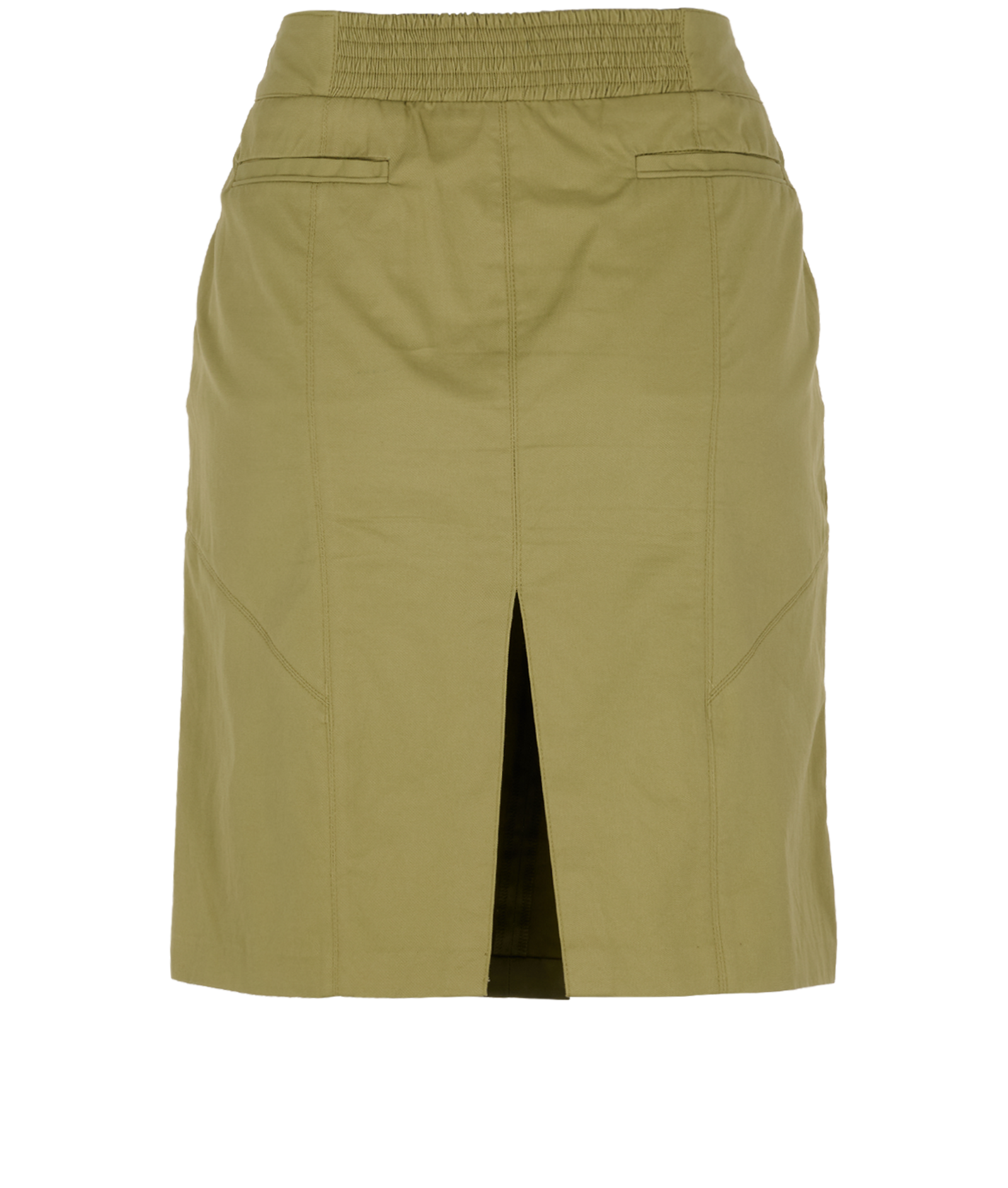 Gucci Utility Skirt, &pound;140, Clothing, Green, Cotton, Back view