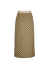 Gucci x Adidas Maxi Skirt, back view
