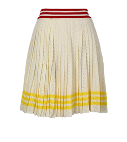 Gucci x Adidas Mini Skirt, Cotton, Yellow/Red, Sz S, 3*