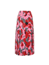 Gucci Floral Midi Skirt, £160, Clothing, Pink/Red, Silk, Front view