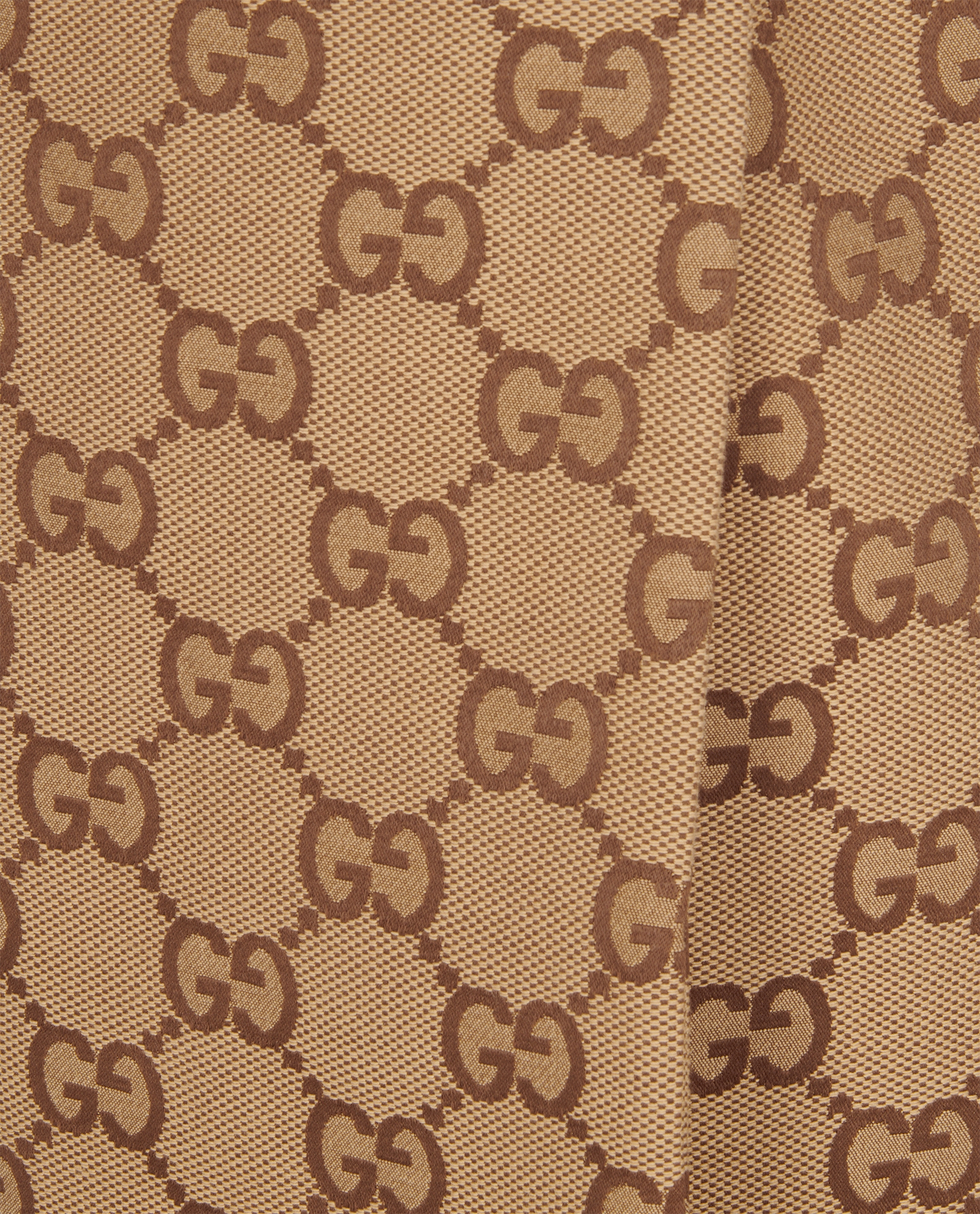 Gucci GG Wrap Midi Skirt, &pound;595, Clothing, Brown, Cotton, Other view