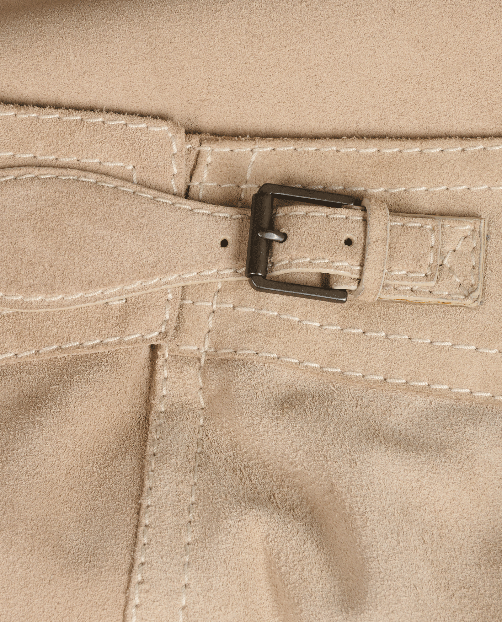 Gucci Skirt, &pound;195, Clothing, Beige, Suede, Other view