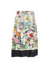Gucci Floral Pleated Skirt, back view
