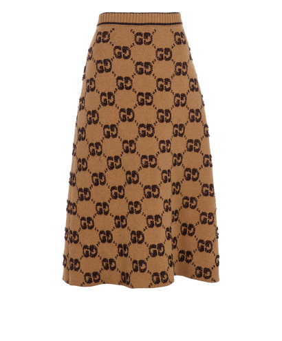 Gucci GG Boucle Jacquard Skirt, front view