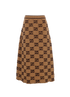 Gucci GG Boucle Jacquard Skirt, back view