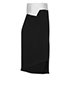 Helmut Lang Asymmetric Skirt, side view