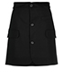 Helmut Lang Button Up Skirt, front view