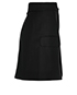 Helmut Lang Button Up Skirt, side view