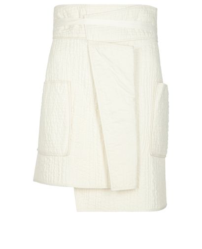 Isabel Marant Wrap Skirt, &pound;80, Clothing, Cream, Cotton, Front view