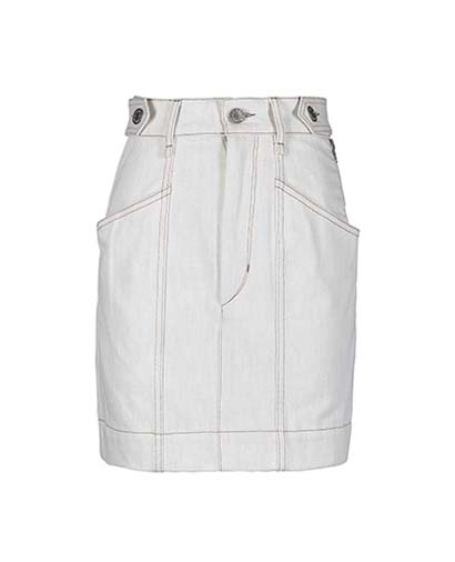 Isabel Marant Zip Mini Skirt, front view