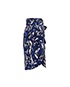 Isabel Marant Palm Print Wrap Skirt, side view