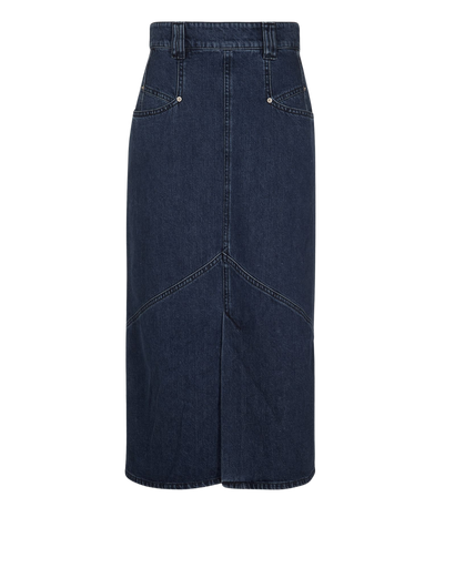 Isabel Marant Pomano Denim Aline Midi Skirt, front view