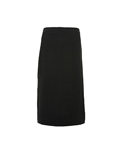 Isabel Marant 3/4 Floral Panel Skirt, Linen, Black, UK 10