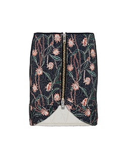 Isabel Marant Floral Zip Skirt, Cotton, UK 6