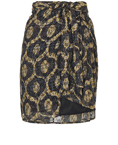 Isabel Marant Printed Wrap Around Skirt, front view