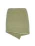 Jacquemus Ribbed Mini Skirt, &pound;60, Clothing, Green, Cotton, Back view