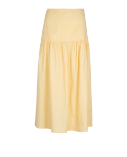Joseph Samina Skirt, Linen/Cotton, Yellow, UK 8, 2*