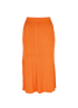 Joseph Ribbed Stretch-Knit Midi Skirt, front view