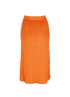 Joseph Ribbed Stretch-Knit Midi Skirt, back view