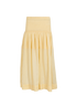 Joseph Senzo Skirt, &pound;70, Clothing, Yellow, Linen, Front view