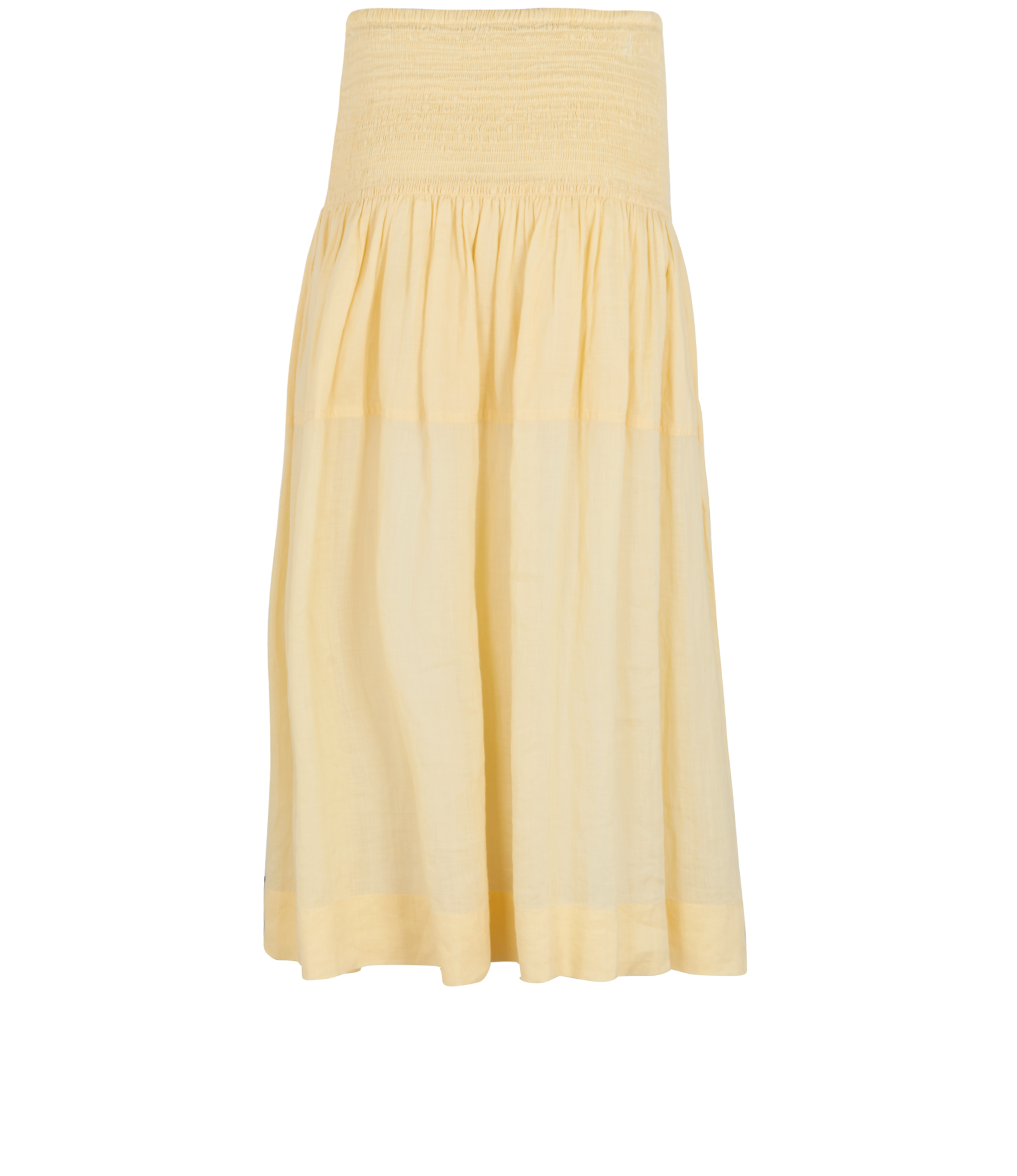 Joseph Senzo Skirt, &pound;70, Clothing, Yellow, Linen, Back view