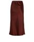 Joseph Isaak Satin Midi Slip Skirt, back view