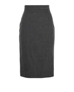 Joseph Pencil Skirt, Wool, Grey, UK10, 3*