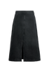 Khaite Denim Midi Skirt, front view