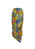 Loewe Parrot Graphic Mesh Midi Skirt, back view