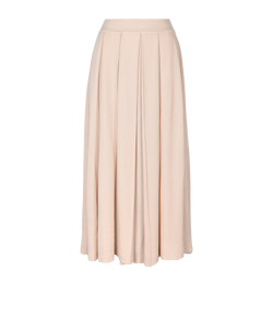 Loro Piana Pleated Skirt, Cashmere, Pink, Sz L, 3*