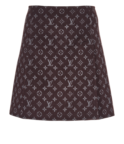 Louis Vuitton Monogram Mini Skirt, front view