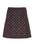 Louis Vuitton Monogram Mini Skirt, front view