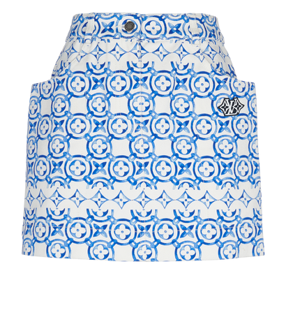 Louis Vuitton Flower Tile Mini Skirt, front view
