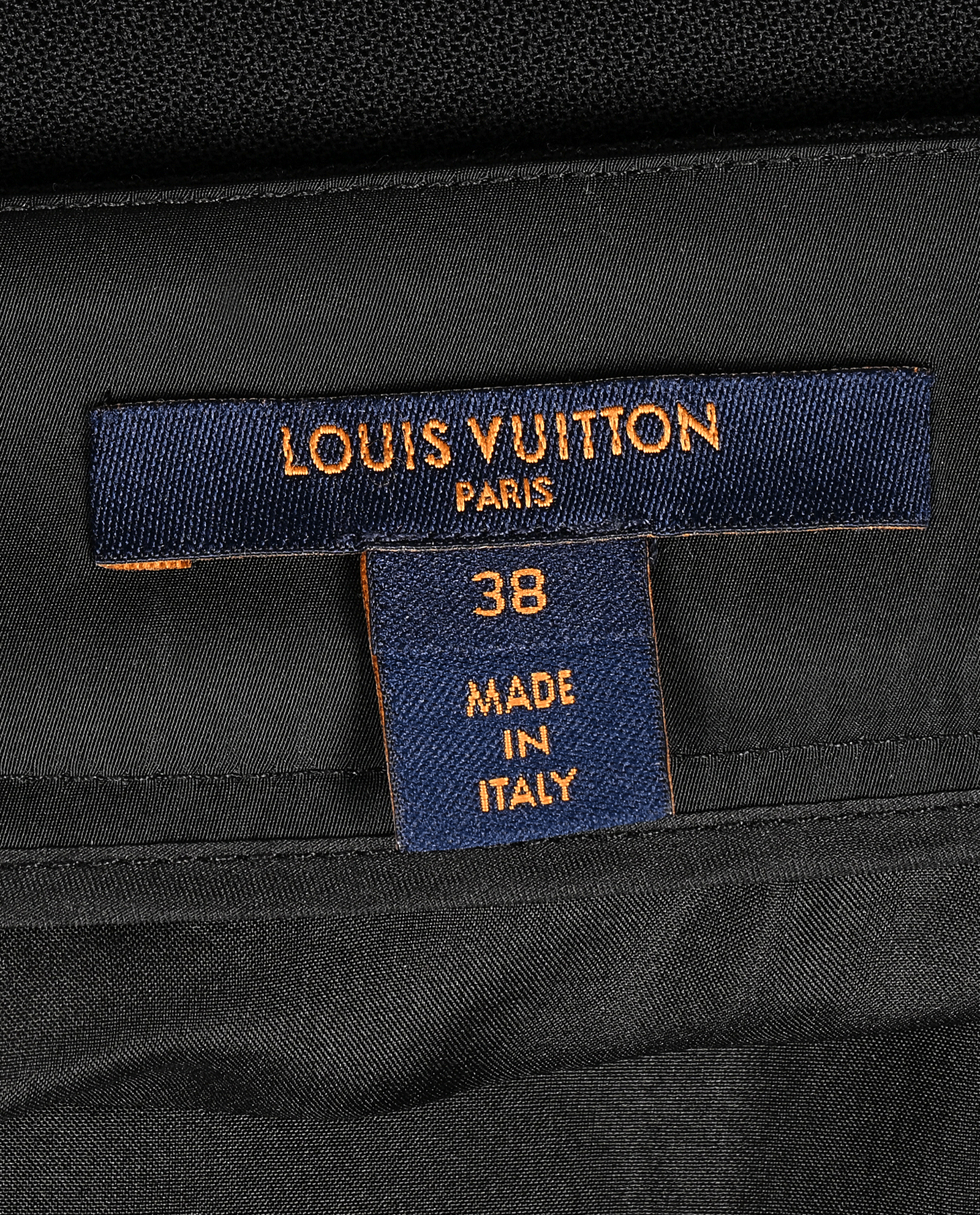Louis Vuitton Chain Detail A-LIne Mini Skirt, &pound;695, Clothing, Black, Wool, Other view