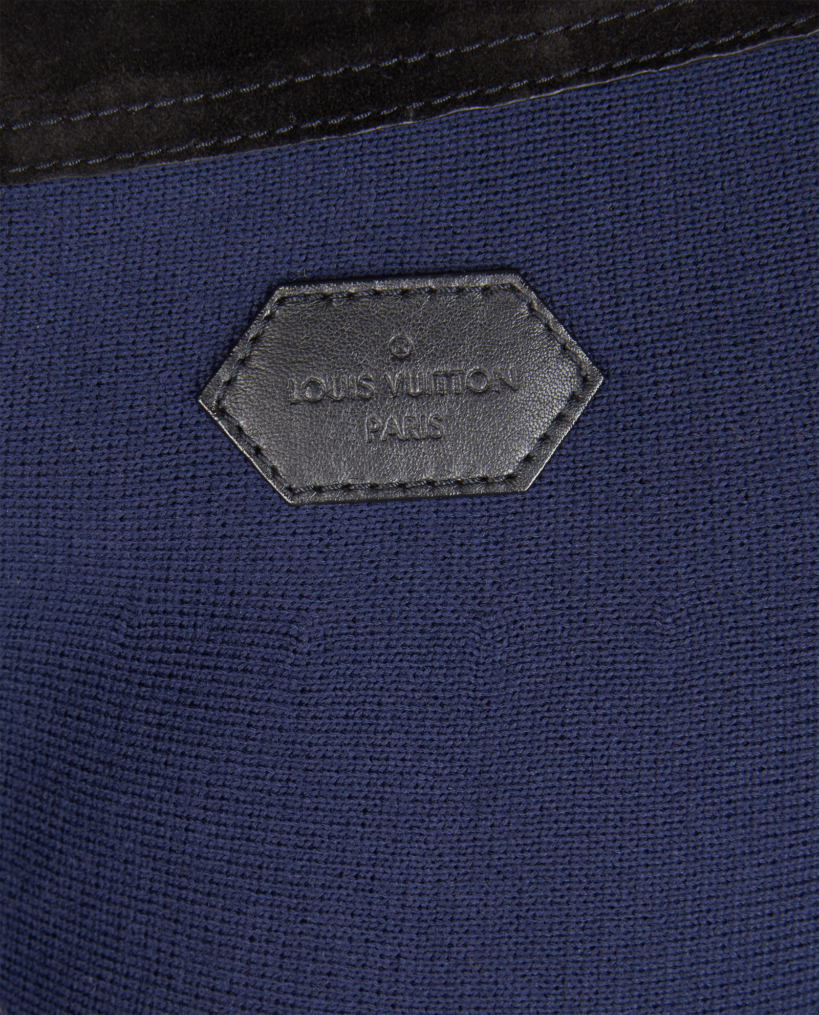 Louis Vuitton Contrast-Trim A-Line Skirt, &pound;175, Clothing, Navy, Wool, Other view