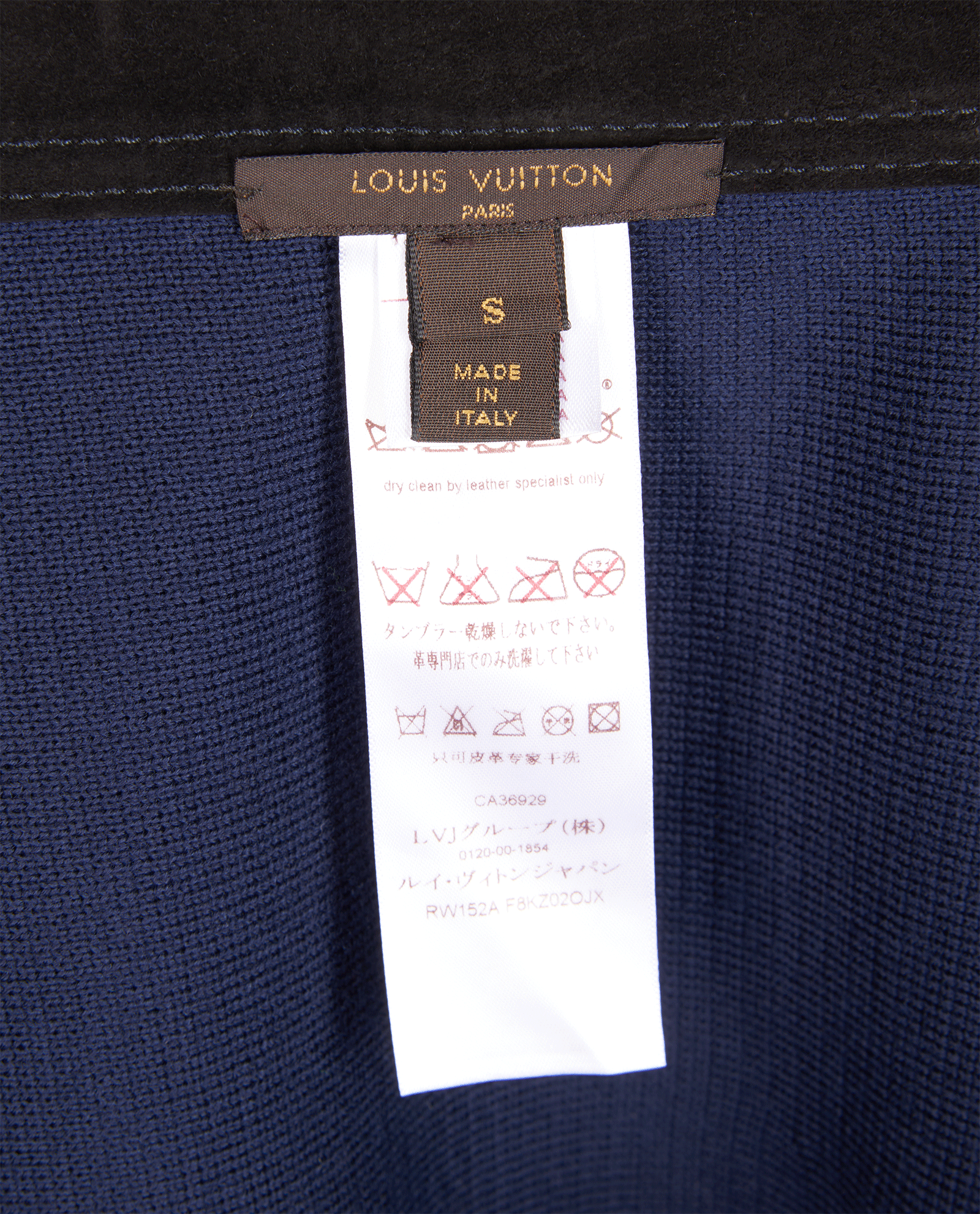 Louis Vuitton Contrast-Trim A-Line Skirt, &pound;175, Clothing, Navy, Wool, Other view